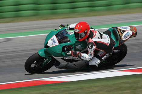 Teknisk fejl på 5. omgang, resulterede i at det danske Road Racing talent måtte lade sig udgå, i søndagens løb i Misano, Italien.